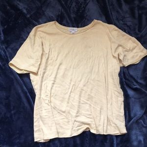 Yellow t-shirt with pocket